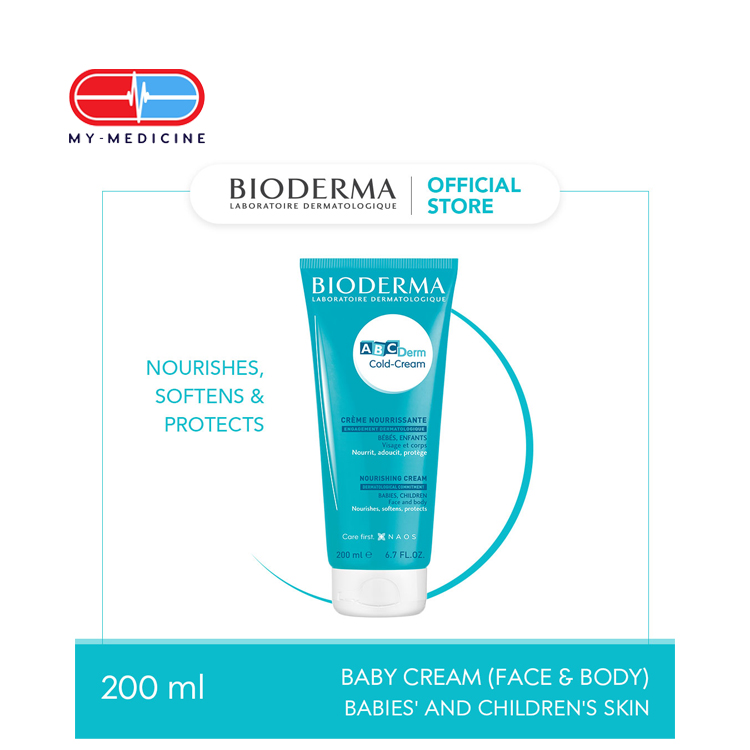 Bioderma ABCDerm Gentle Moisturizing and Nourishing Baby Cream (Face & Body)