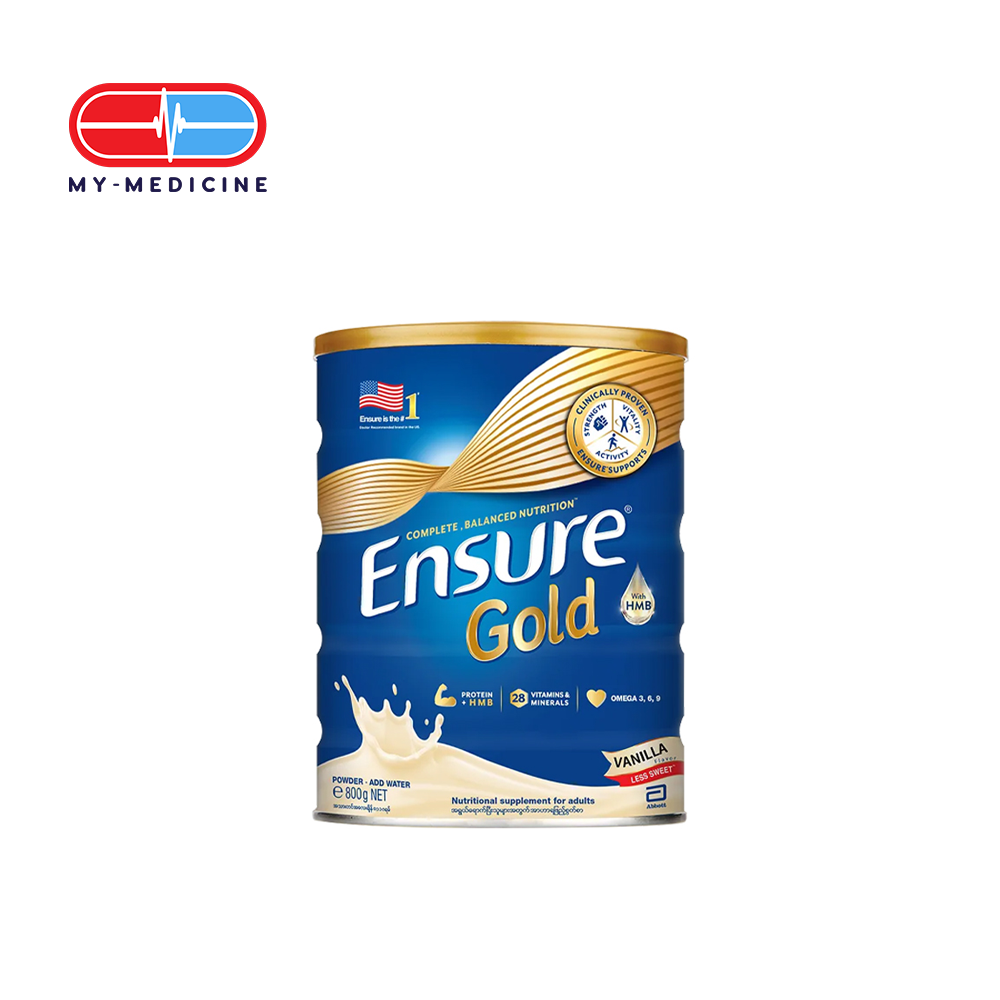 Ensure Gold 800 g (Vanilla Flavor- Less Sweet)