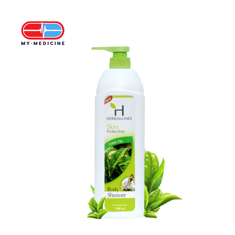 Herballines Skin Protection Green Tea Body Shower 1000 ml