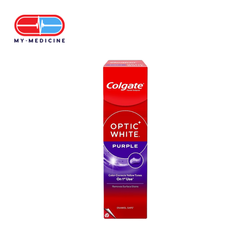 [CP100028] Colgate Optic White Purple Color-Corrects Yellow Tones on 1st Use 100g