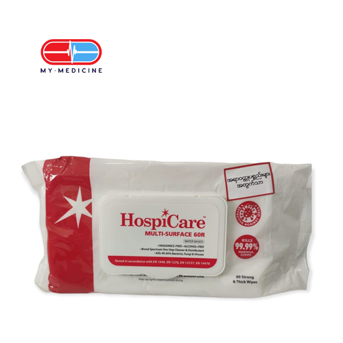 [MA080011] Hospicare Multi-Surface 60R Wipes