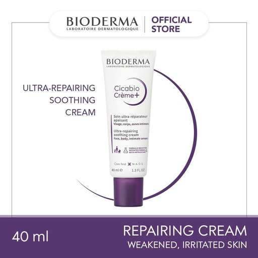 [CP040330] Bioderma Cicabio Crème + Wound Healing, Reparing, Soothing Cream- 40 ML